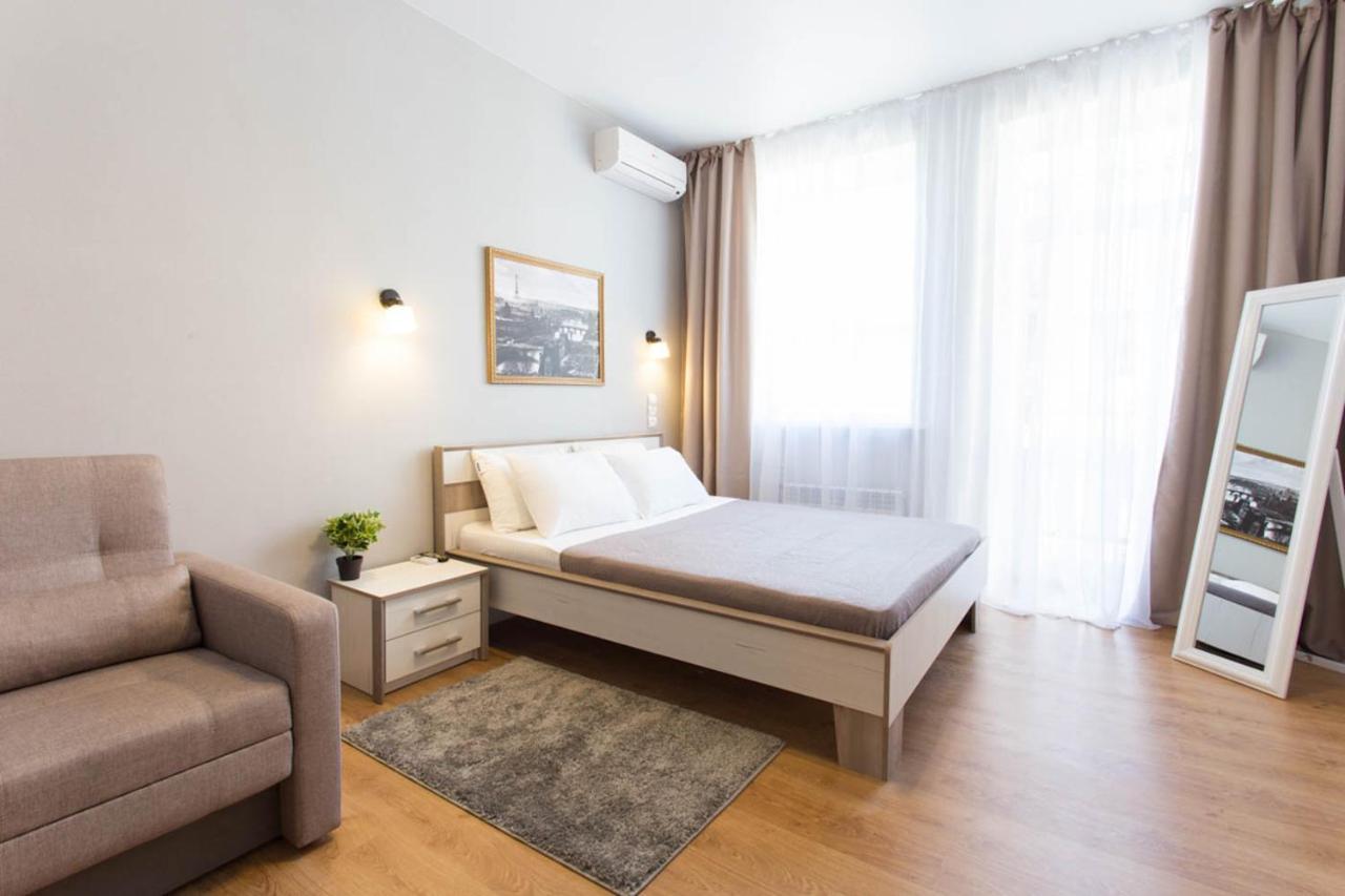 Modern studio beside metro Pushkinska, Universytet - Chernyshevska str. 95-7 Kharkiv Eksteriør billede