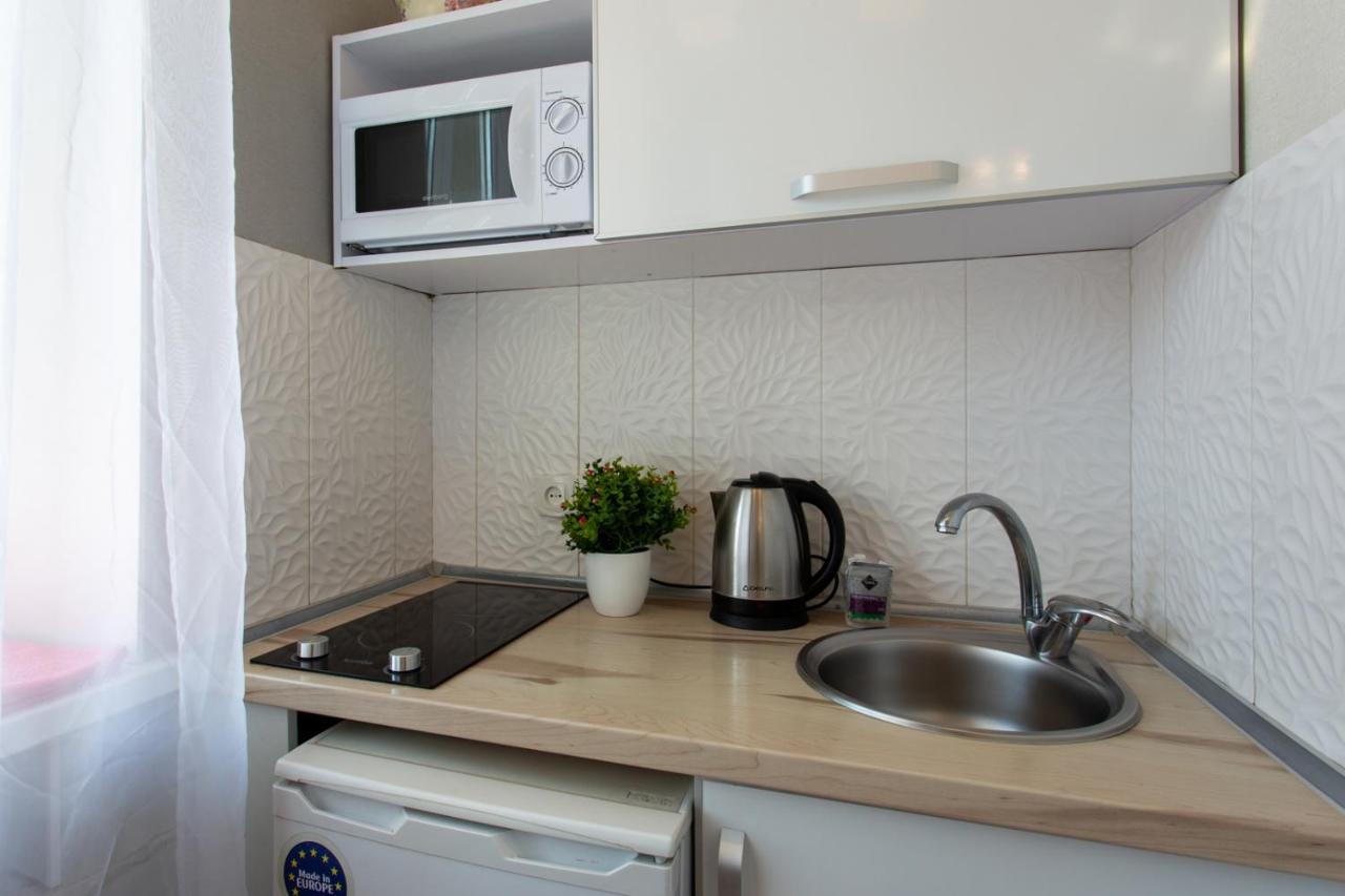 Modern studio beside metro Pushkinska, Universytet - Chernyshevska str. 95-7 Kharkiv Eksteriør billede